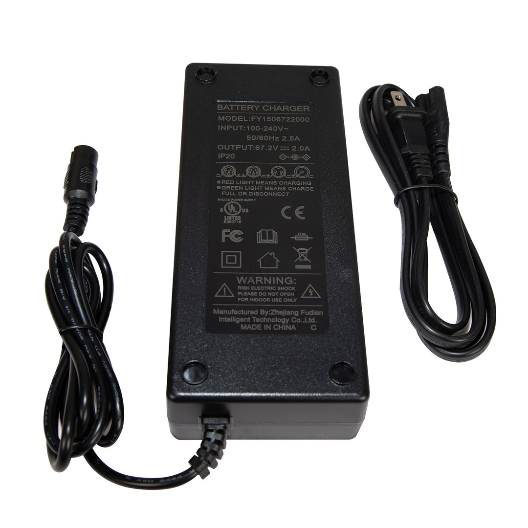 Laddare 67.2V 2A Hawk Pro