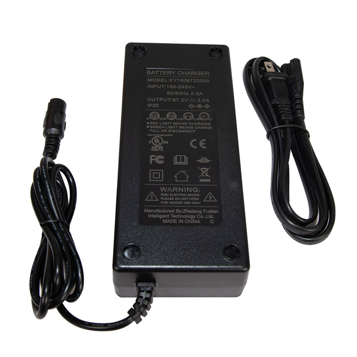 Laddare 67.2V 2A Hawk Pro