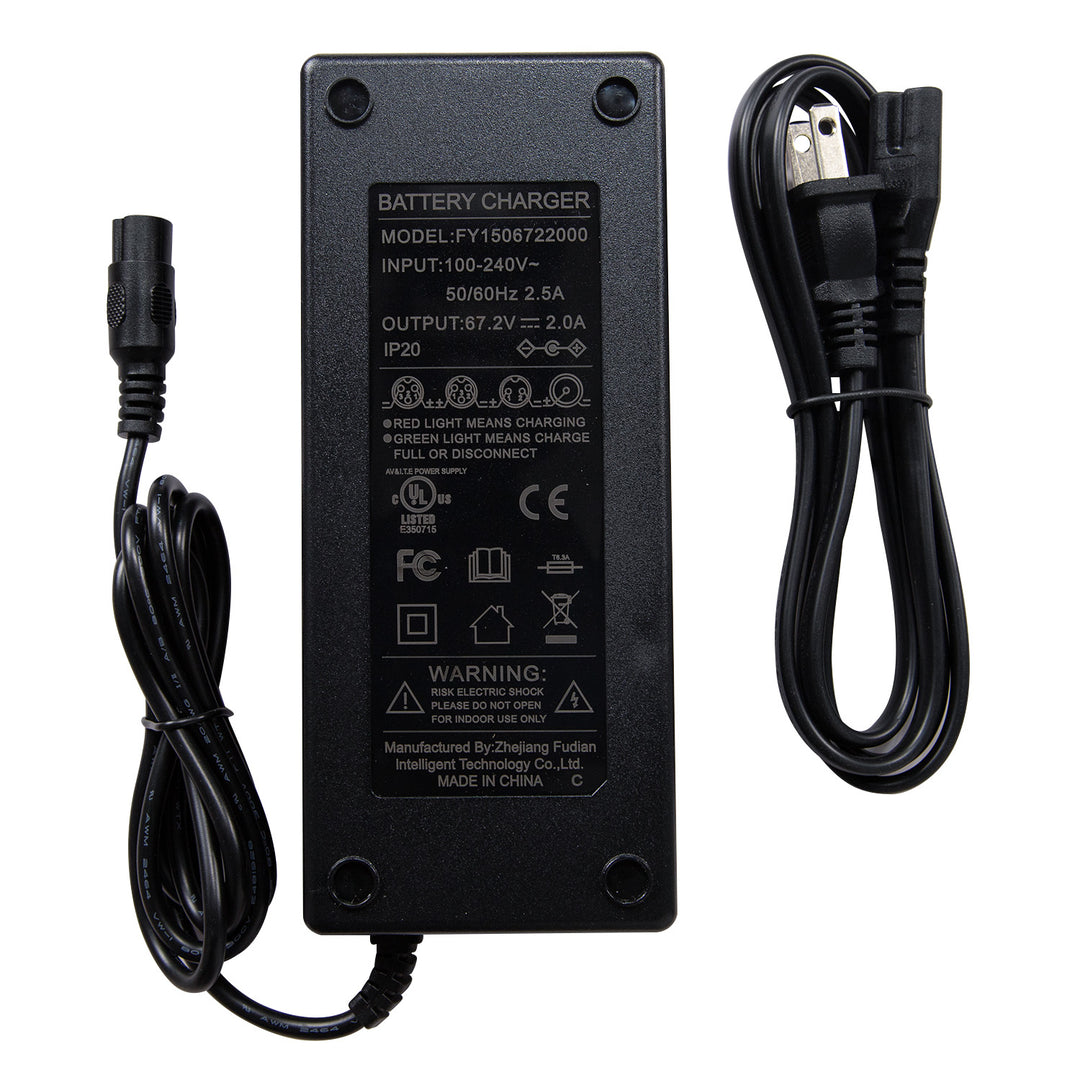 Laddare 67.2V 2A Hawk Pro