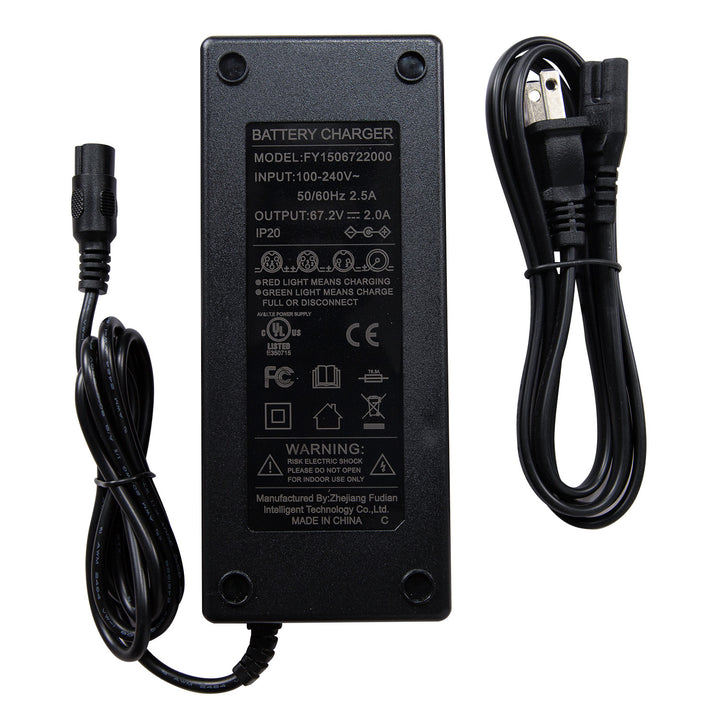 Laddare 67.2V 2A Hawk Pro